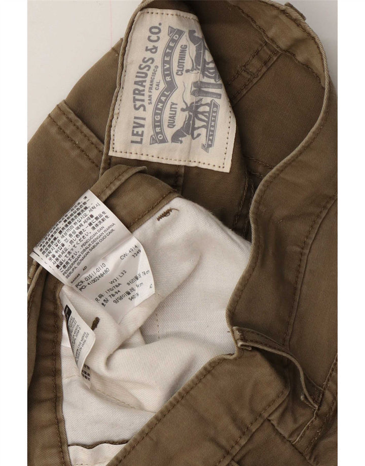 Levi's muške chino kratke hlače W31, srednji kaki pamuk