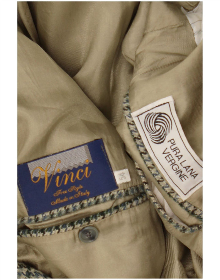 Vinci muška jakna sa 2 gumba IT 54 2XL siva karirana vuna