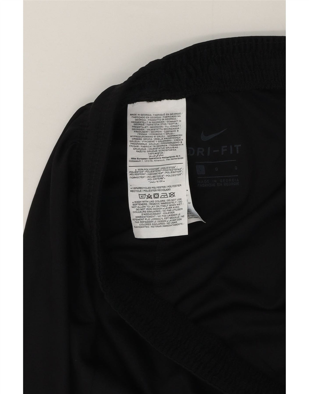 Nike muške Dri Fit sportske kratke hlače, veliki crni poliester