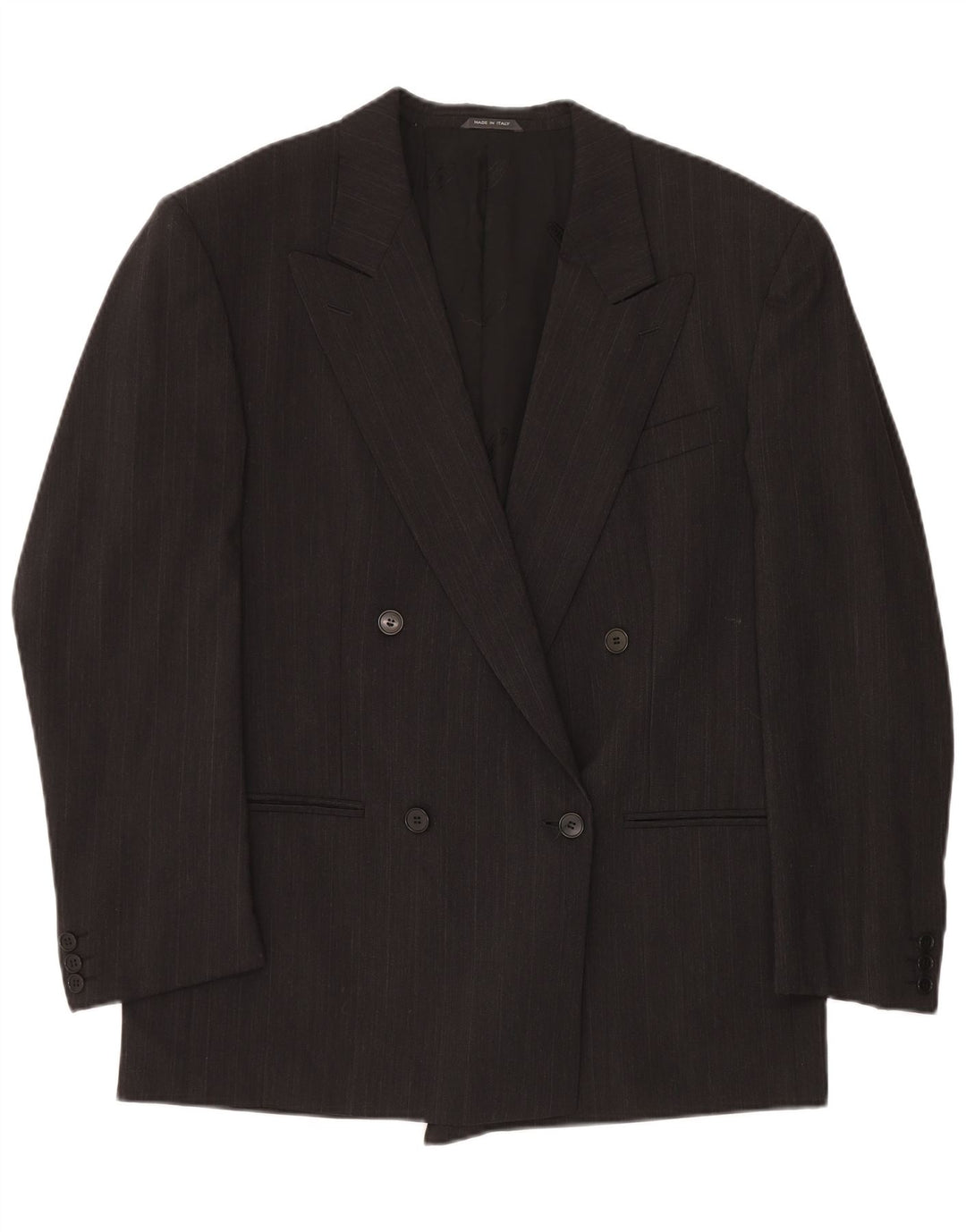 MISSONI muška jakna s dvostrukim kopčanjem Uomo IT 50 velike sive pruge