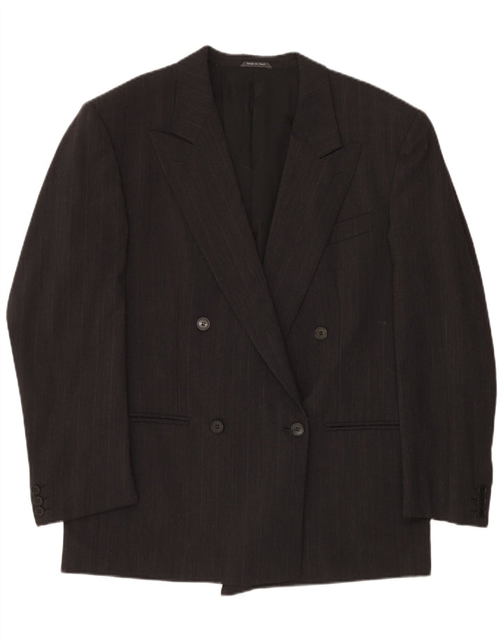 MISSONI muška jakna s dvostrukim kopčanjem Uomo IT 50 velike sive pruge