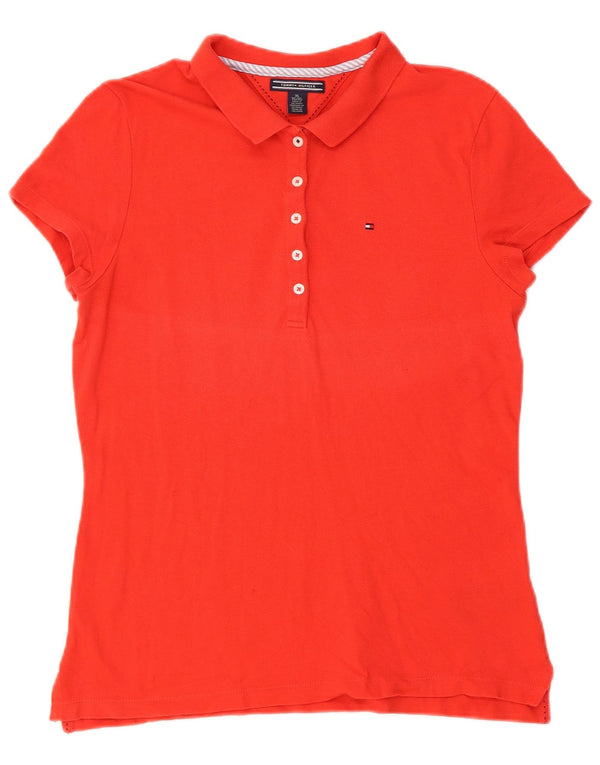 Tommy Hilfiger ženska polo majica kratkih rukava standardnog kroja UK 18 XL crvena