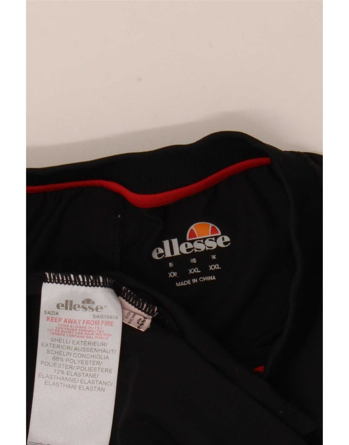 Ellesse muška polo majica 2XL crni poliester u boji