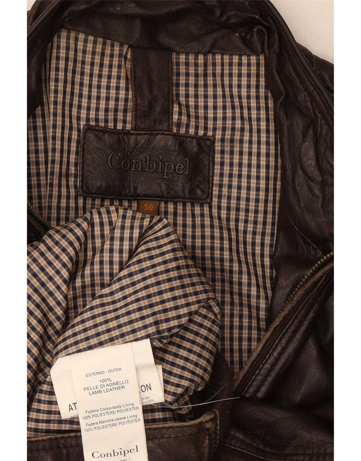 Conbipel muška kožna jakna IT 50 Large Brown