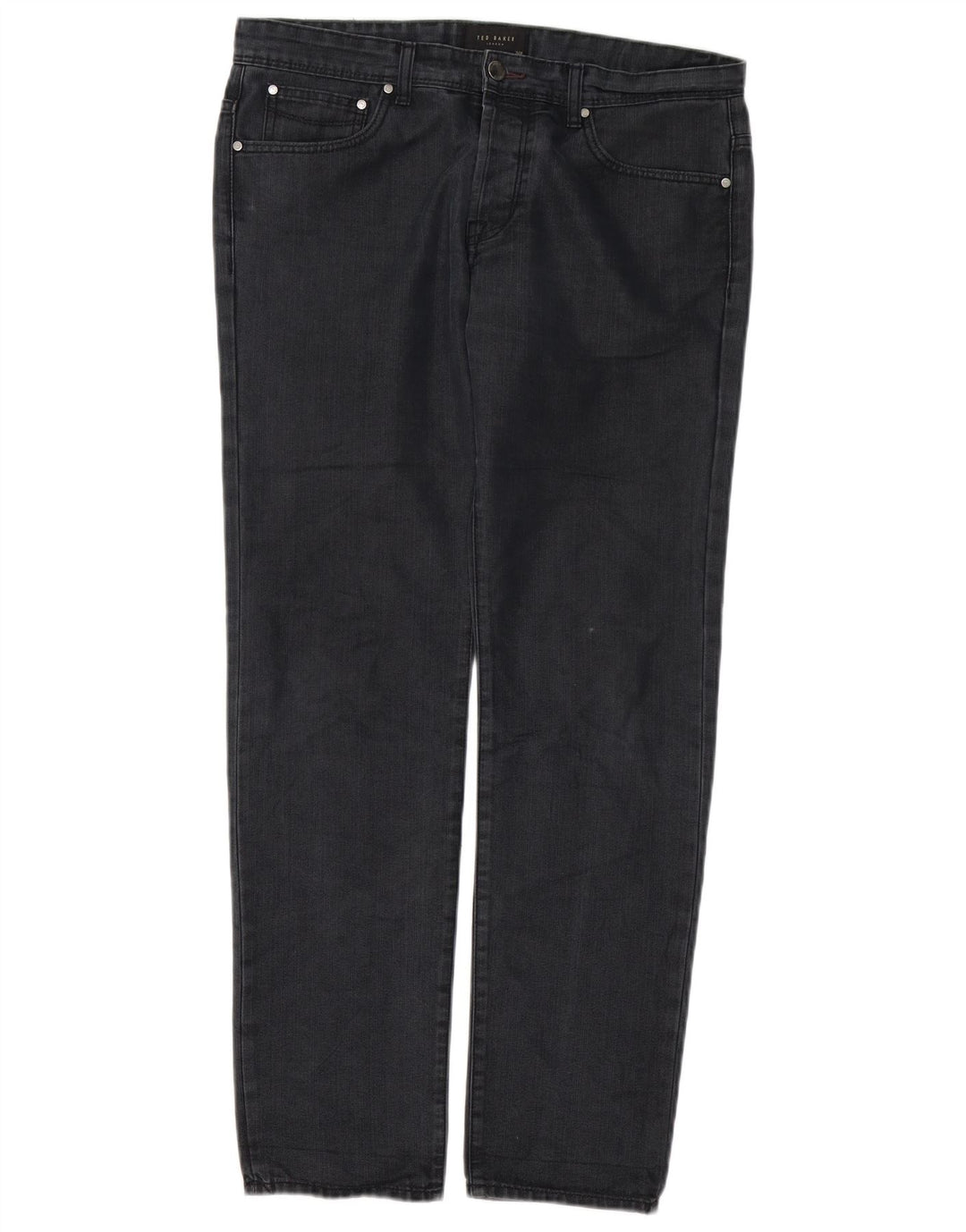 Muške ravne traperice Ted Baker W32 L30 crne