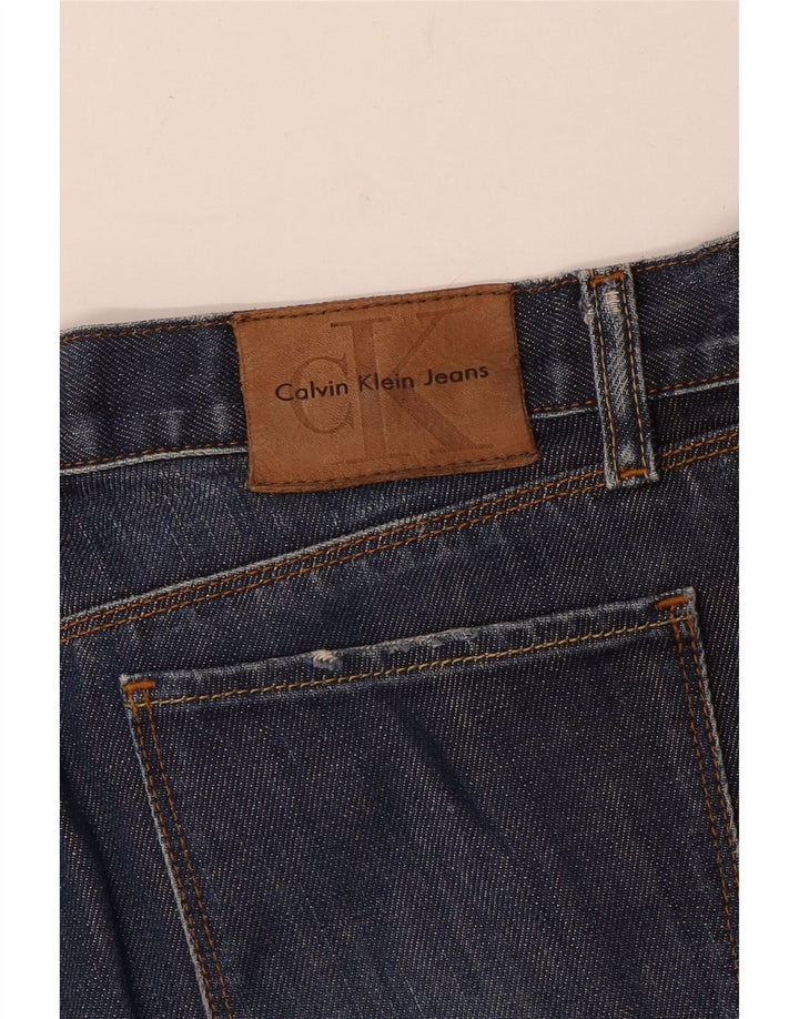 Ženske traperice Calvin Klein Bootcut W28 L29 tamnoplave