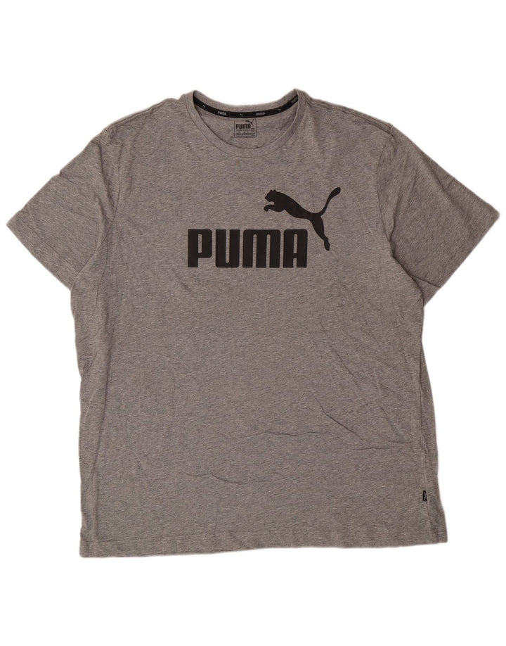 Puma gornji dio majice s grafičkim motivima 2XL, sivi pamuk