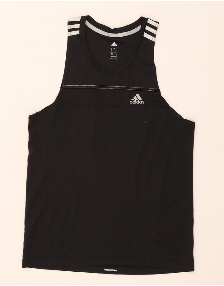 ADIDAS muški grafički gornji dio prsluka mali crni poliester