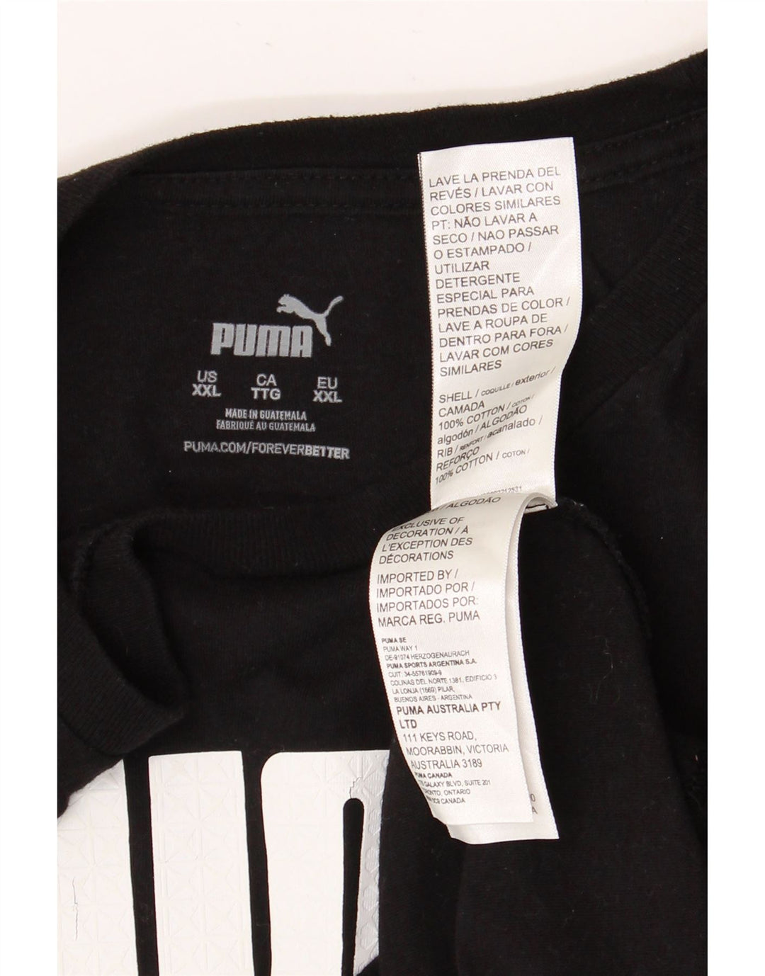 PUMA muška majica kratkih rukava s grafičkim motivima 2XL crni pamuk