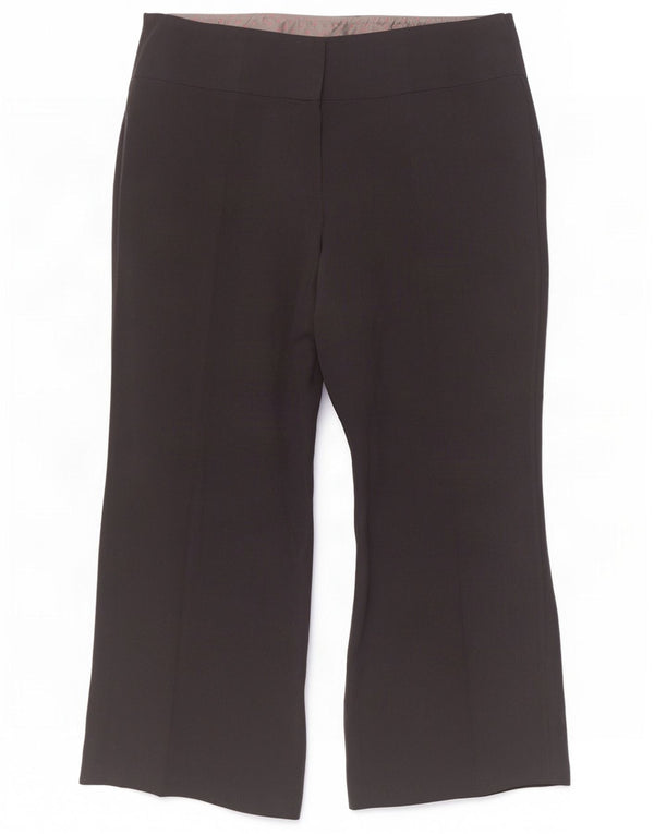 Marks & Spencer ženske široke ležerne hlače UK 18 XL W38 L28 crne