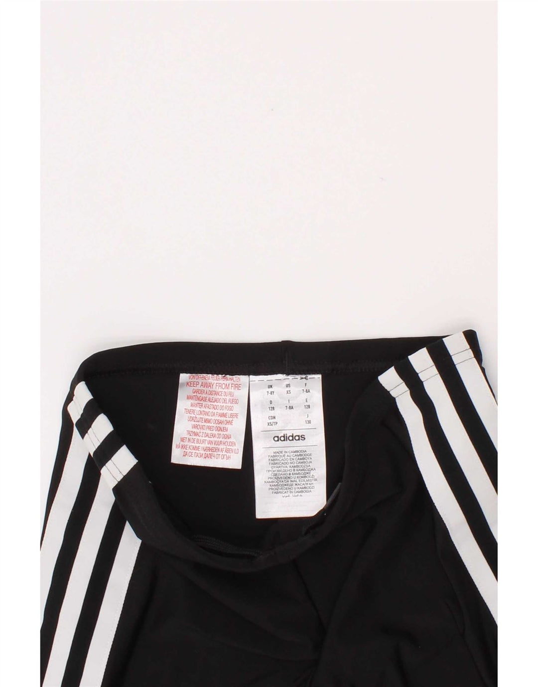 Adidas Boys Aeroready Capri tajice 7-8 godina crne poliamidne