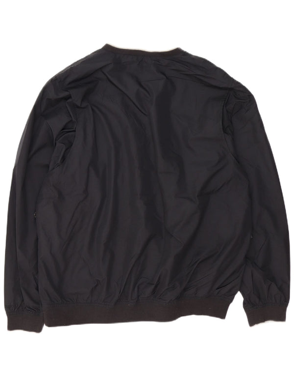 Izod muška pulover trenirka Gornja jakna XL tamnoplavi poliester