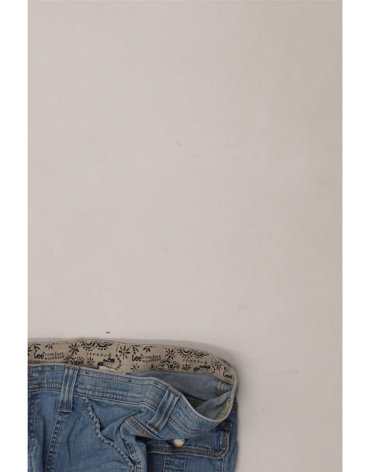 LEE Womens Cargo Capri Jeans US 10 Large W30 L20 Blue Cotton Vintage Lee and Second-Hand Lee from Messina Hembry 