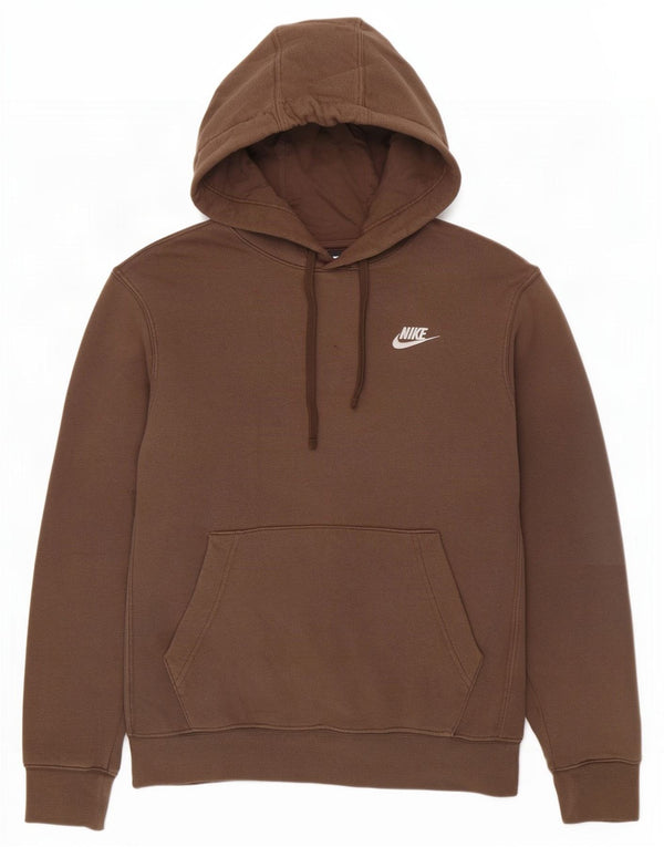 Nike Muška majica s kapuljačom Mala bež pamučna