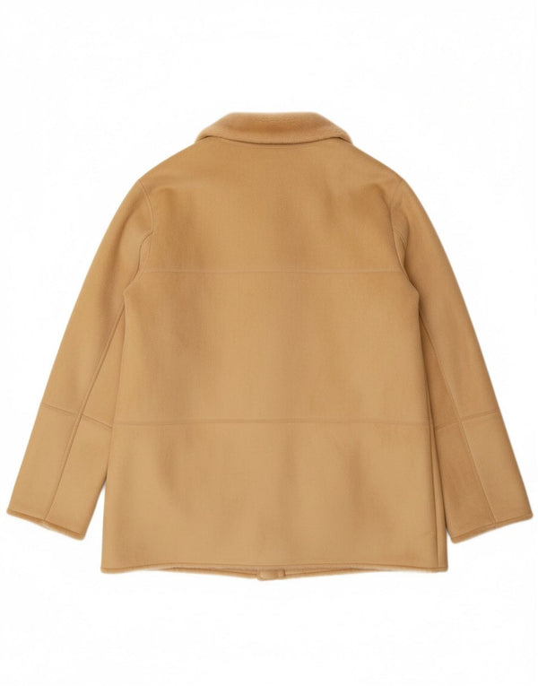 VINTAGE ženska šerpa jakna EU 44 XL bež akril