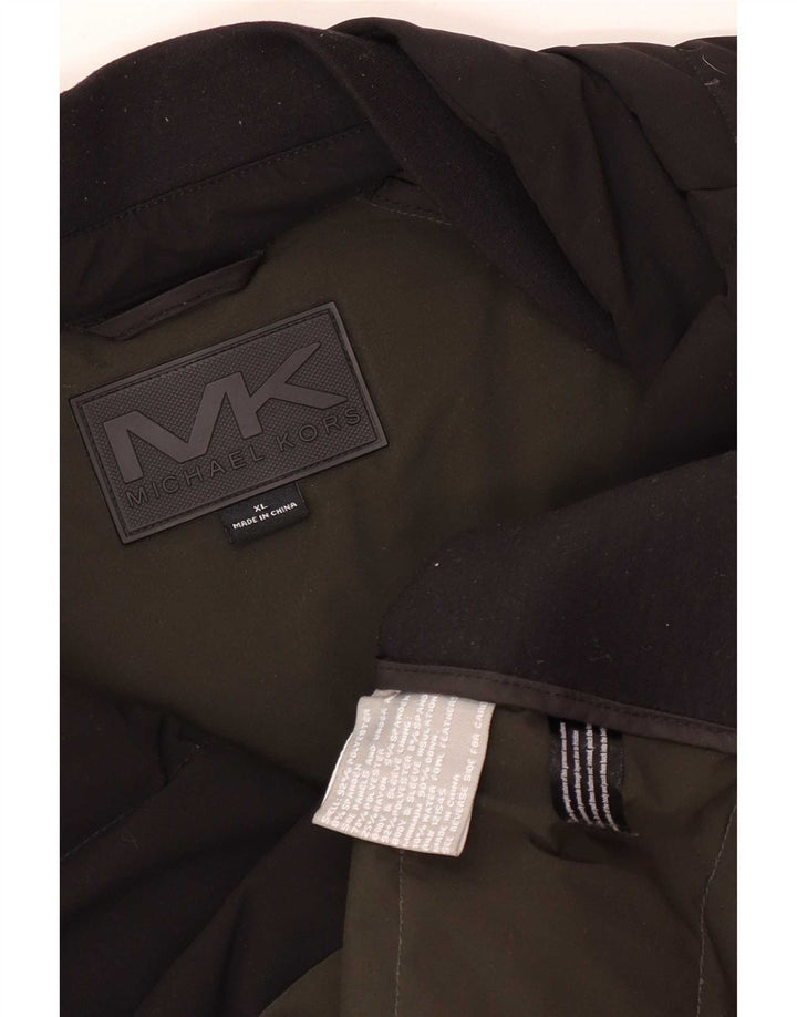 Michael Kors muška podstavljena jakna UK 42 XL crni poliester
