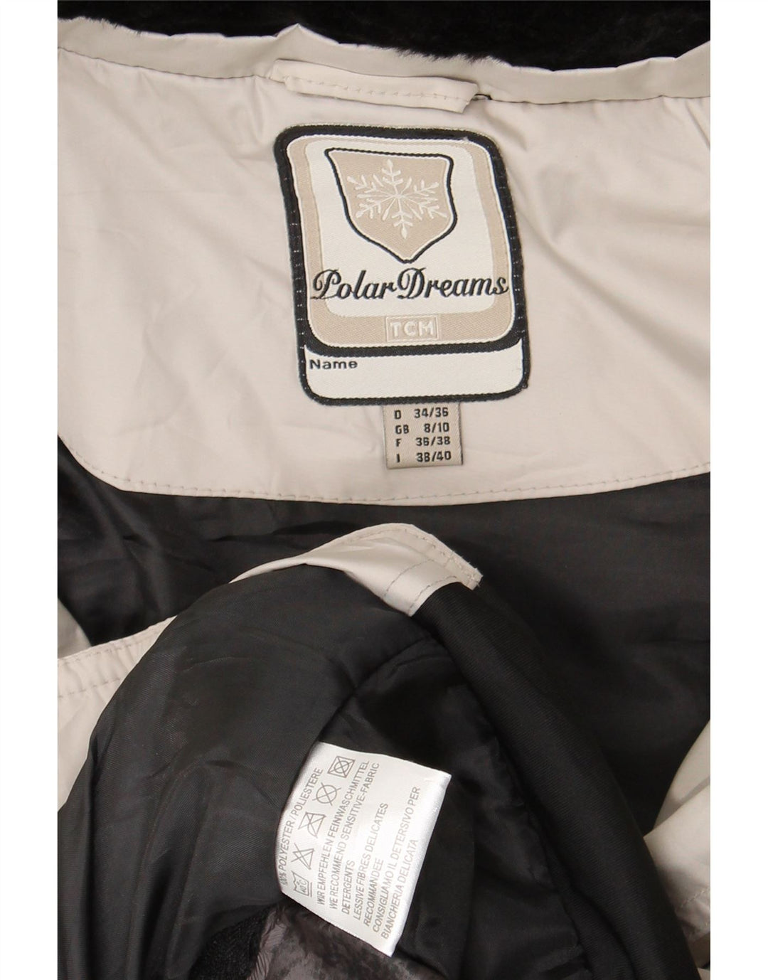 TCM ženska velika podstavljena jakna UK 8/10 Mala bež boja