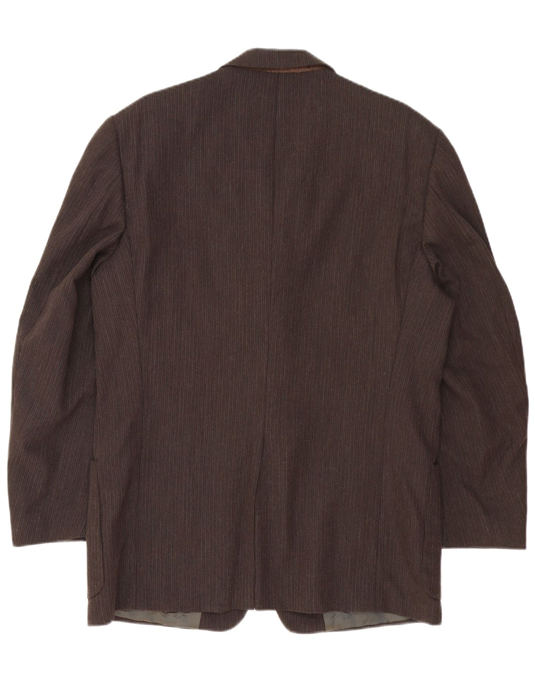Trussardi muška jakna sa 3 gumba IT 50 Large Brown Pinstripe Acetate