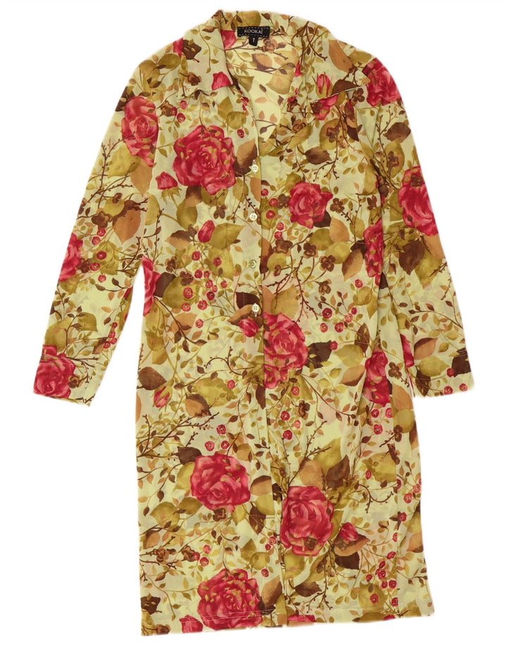 Kookai ženska košulja dugih rukava, veličina 1, mala boemska zelena cvjetna haljina