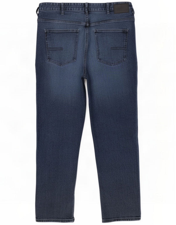 Calvin Klein Jeans Mens Straight Jeans W40 L30 Blue Cotton