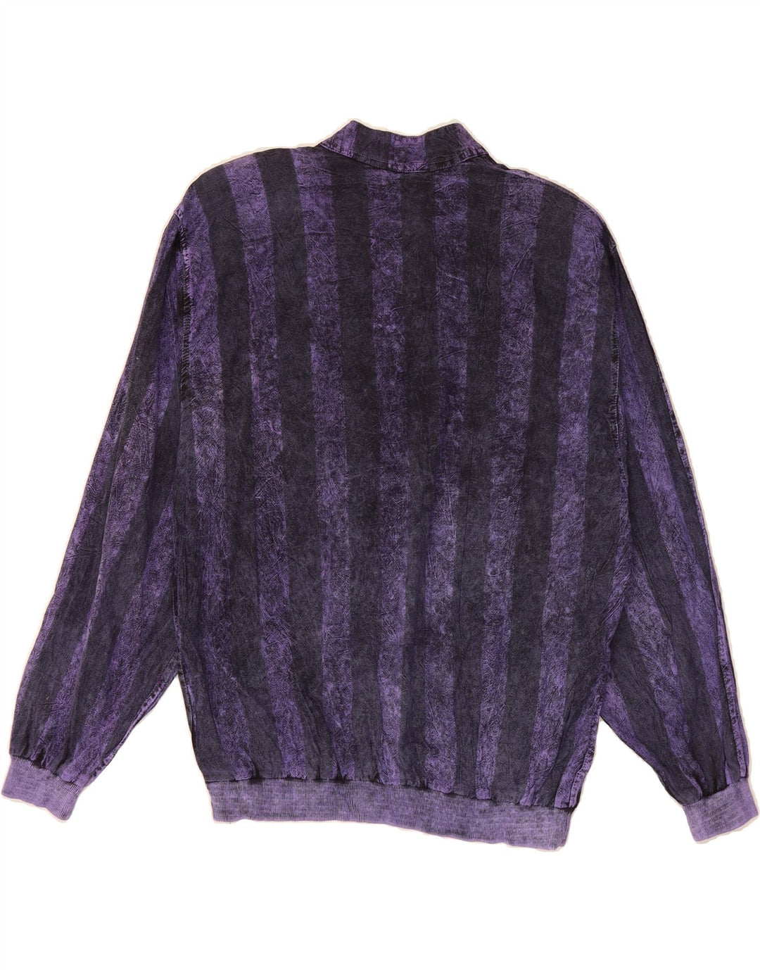 VINTAGE Womens Pullover Shirt UK 22 3XL Purple Striped Vintage Vintage and Second-Hand Vintage from Messina Hembry 