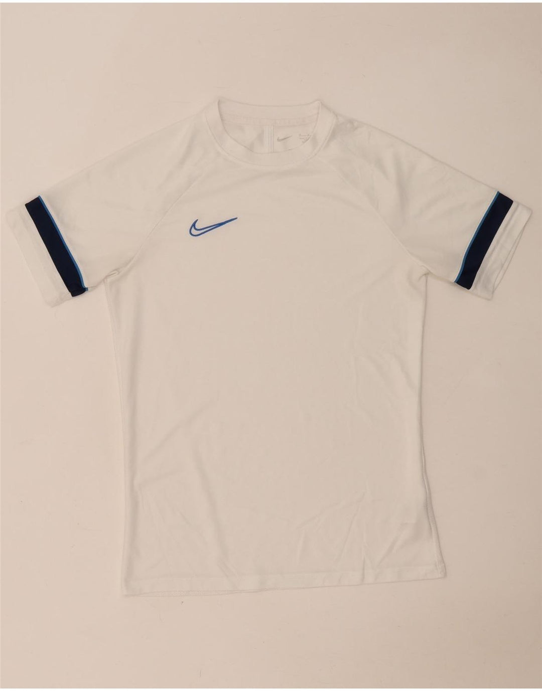 NIKE muška Dri Fit majica kratkih rukava srednje bijele boje od poliestera
