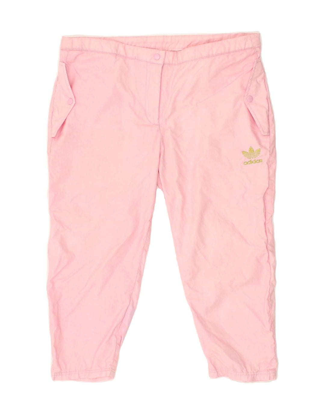 ADIDAS Womens Graphic Bermuda Sport Shorts EU 42 Large Pink Polyester Vintage Adidas and Second-Hand Adidas from Messina Hembry 
