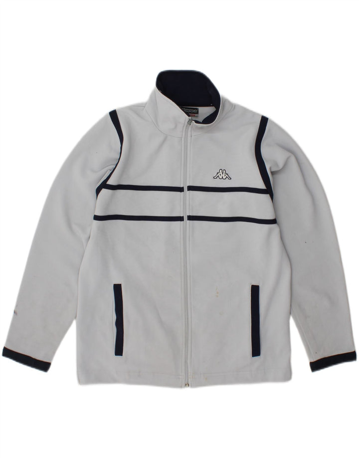 KAPPA ženska gornja jakna trenirke UK 14 poliester srednje sive boje