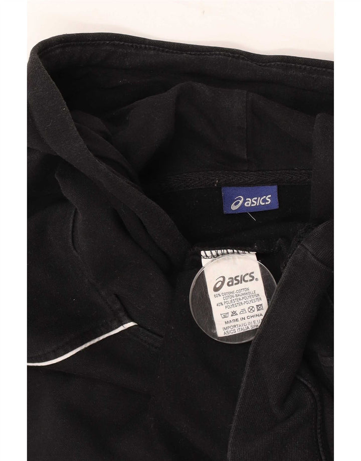 Asics muška majica s kapuljačom Srednji crni pamuk
