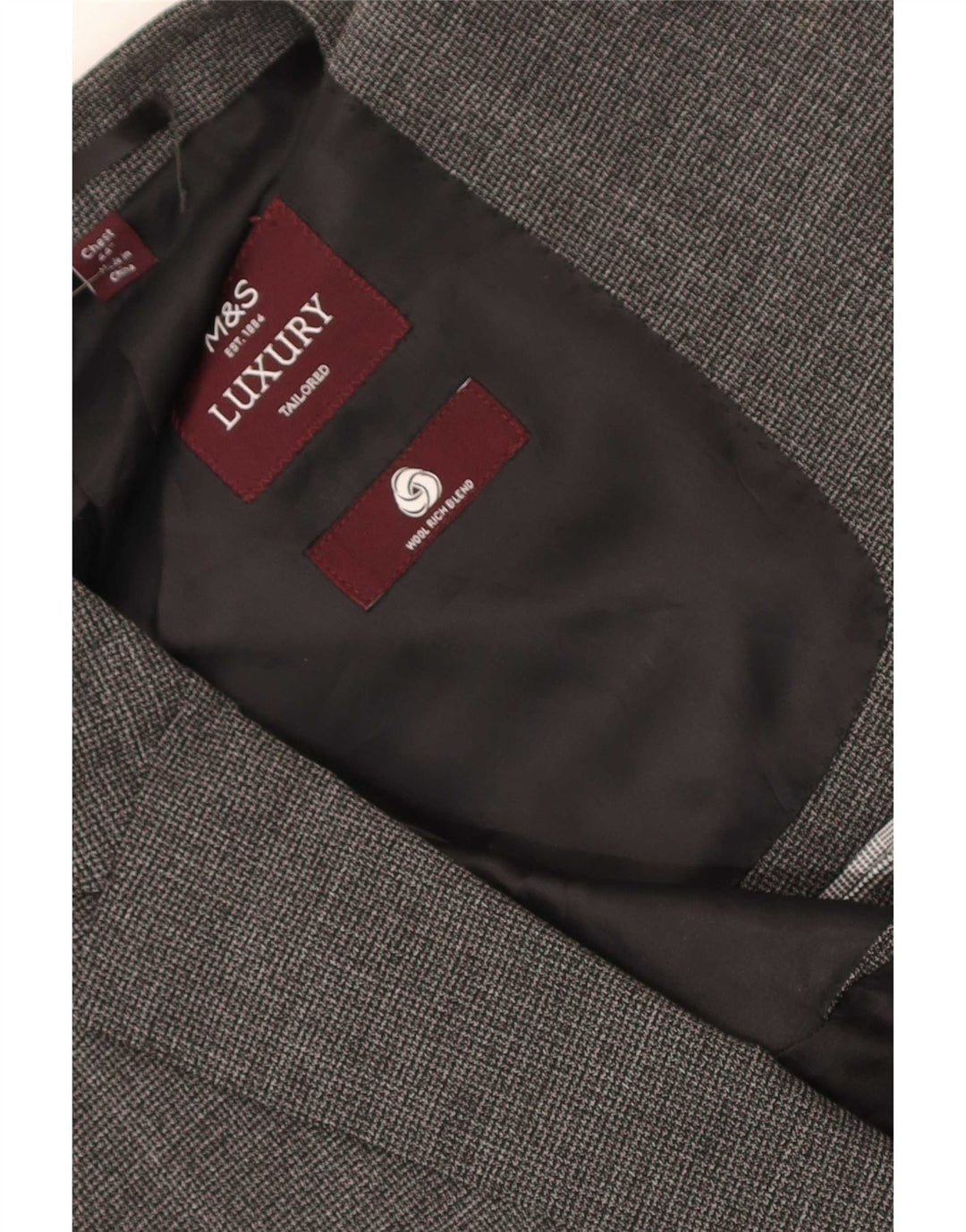 Marks & Spencer muška jakna sa 2 gumba UK 44 XL siva
