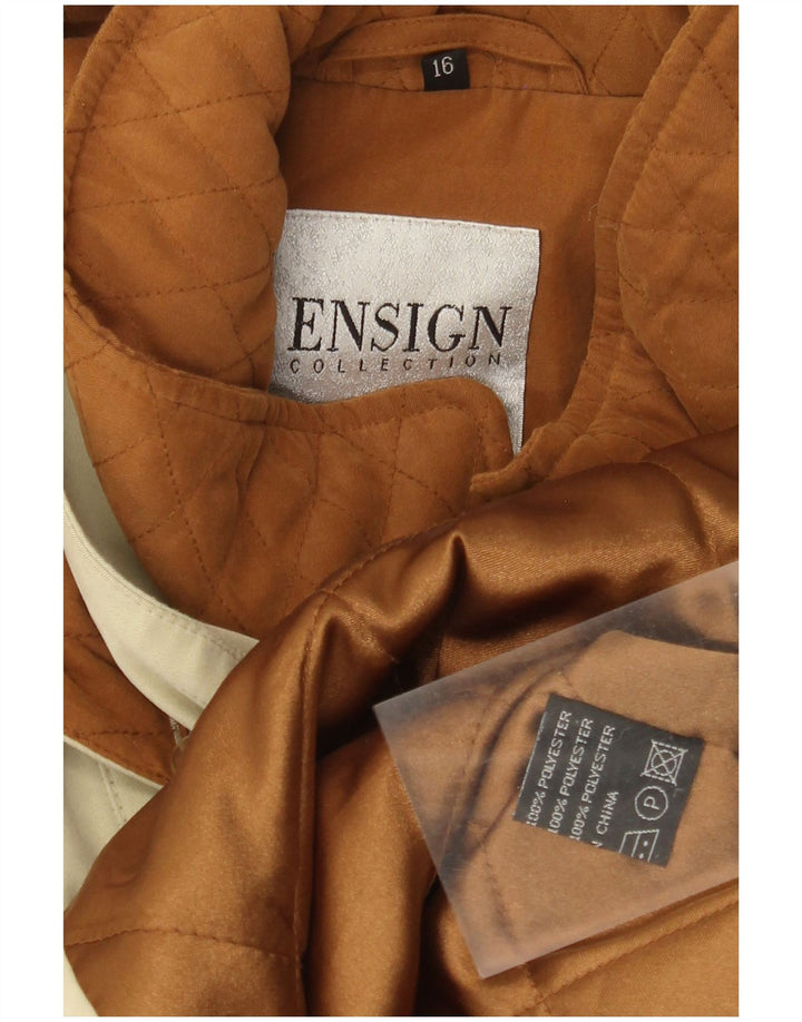Ensign ženska vjetrovka s kapuljačom US 16 2XL bež poliester