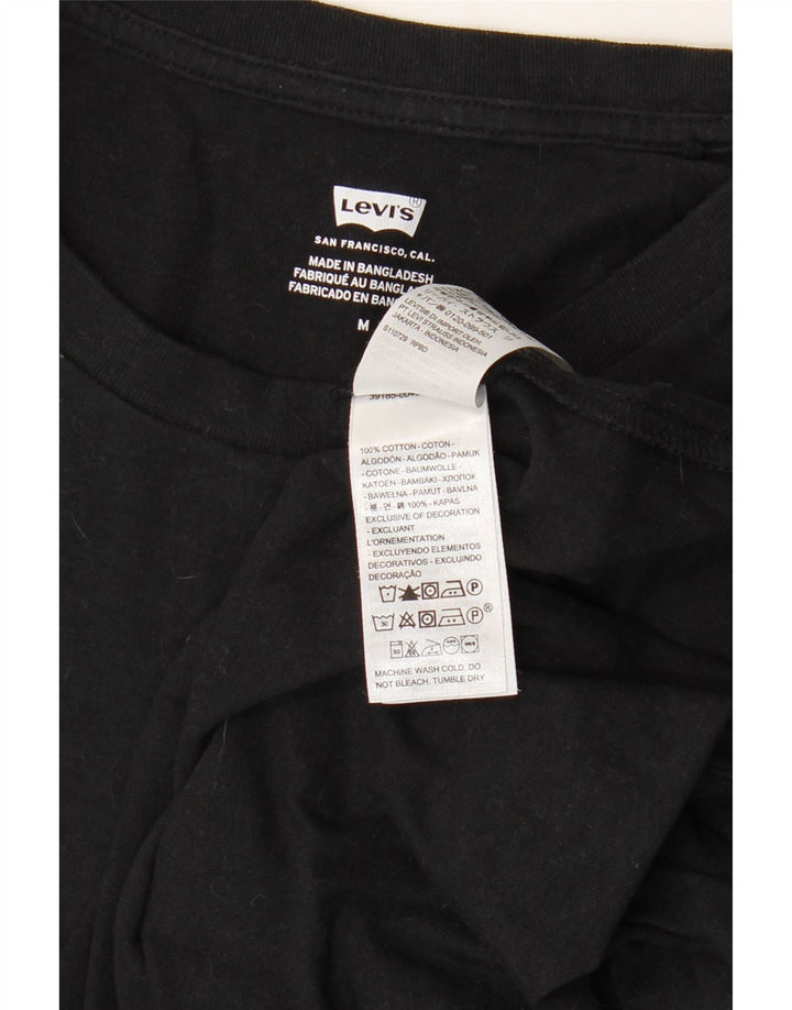 LEVI'S ženska majica kratkih rukava UK 12 srednje crni pamuk