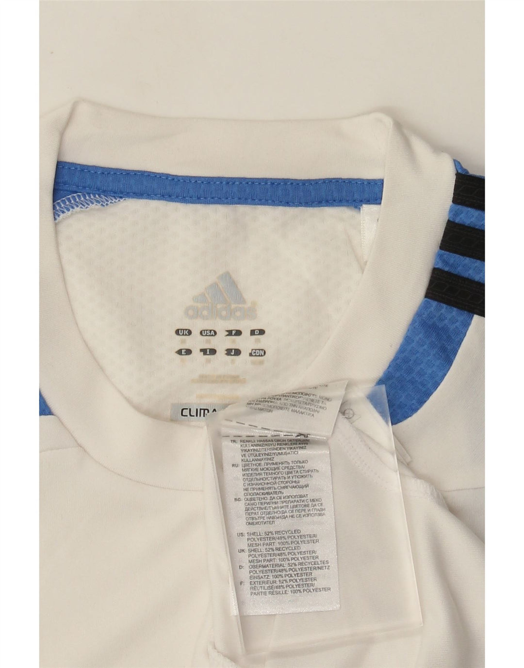 Adidas muški Climacool prsluk srednje bijele boje od poliestera