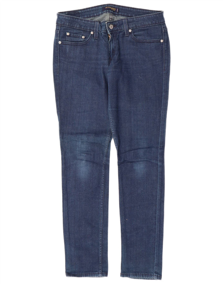 Levi's ženske 524 super niske uske traperice US 7 srednje W32 L31 plavi pamuk