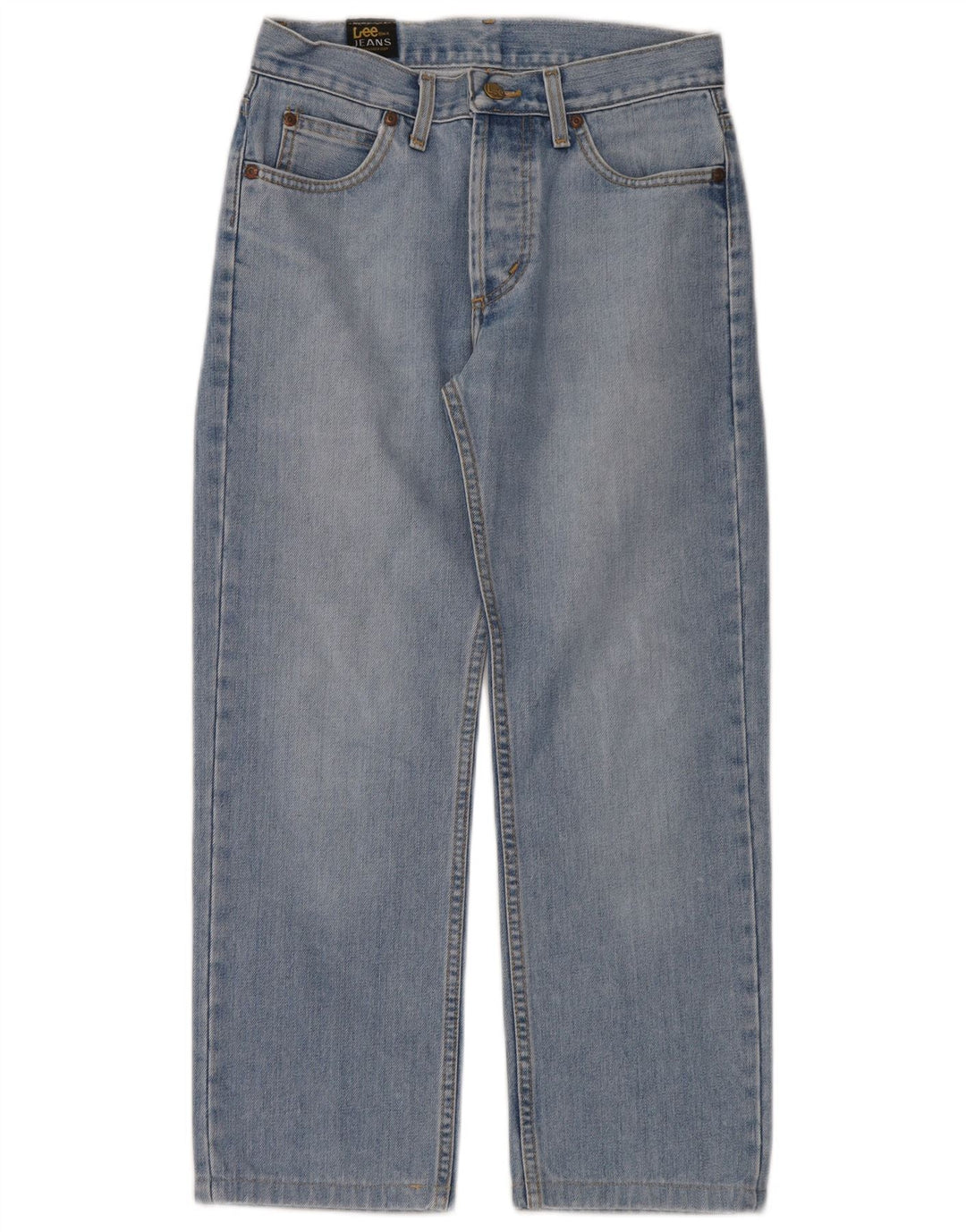 Lee Mens Seattle Straight Jeans W29 L24 Plavi pamuk