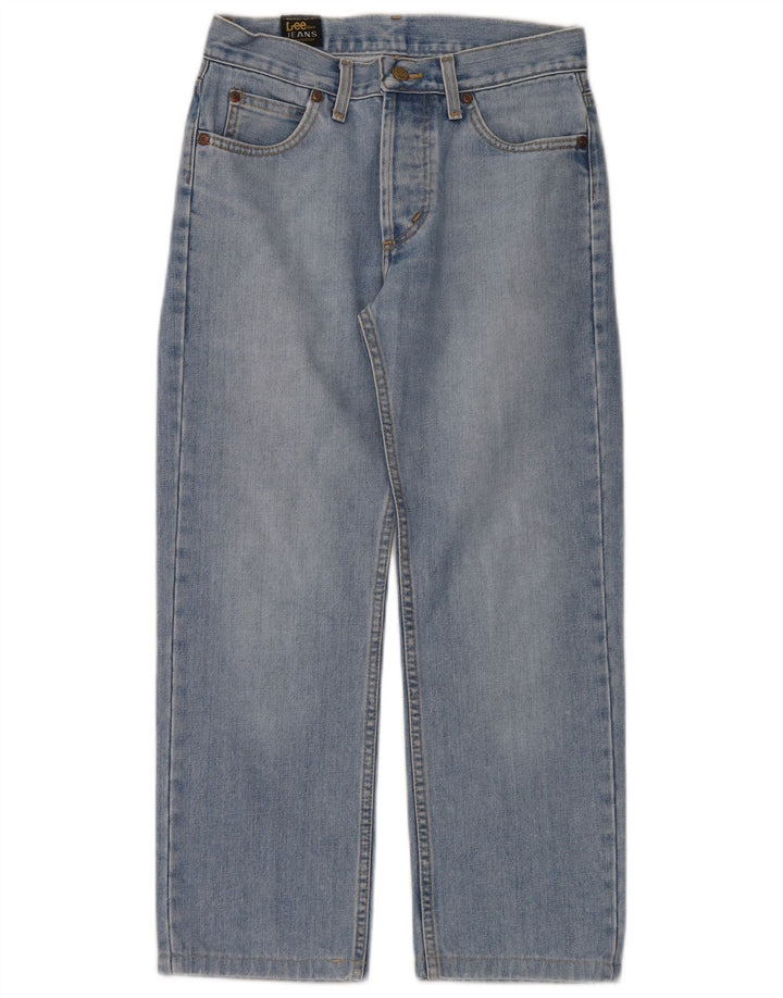 Lee Mens Seattle Straight Jeans W29 L24 Plavi pamuk