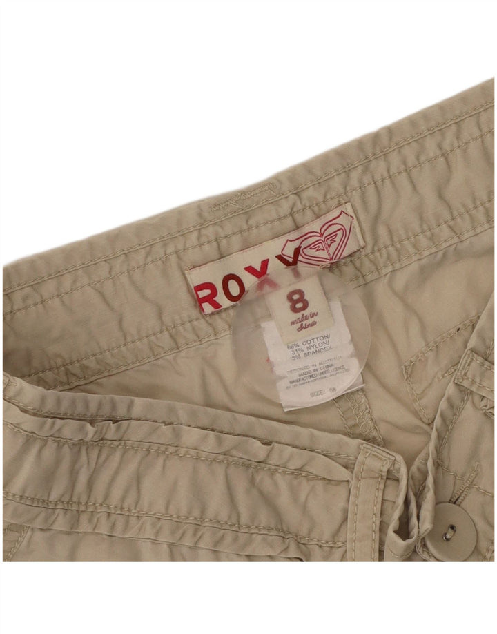 Roxy ženske vruće hlačice UK 8 male W32 bež pamuk