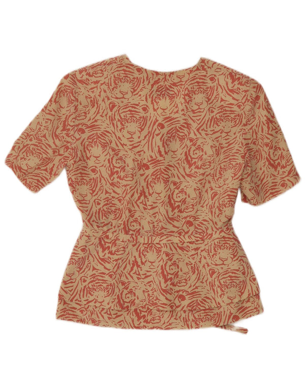 MARCO TESTA Ženska jakna sa 3 gumba IT 42 srednje bež životinjskog uzorka