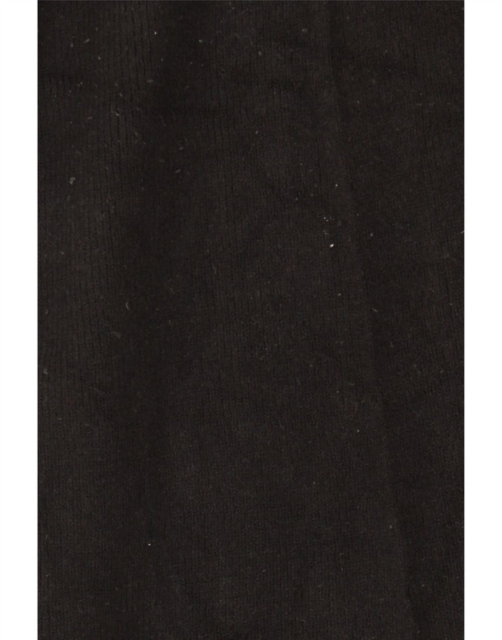 Marks & Spencer ženski otvoreni kardigan pulover UK 14 Velika crna viskoza