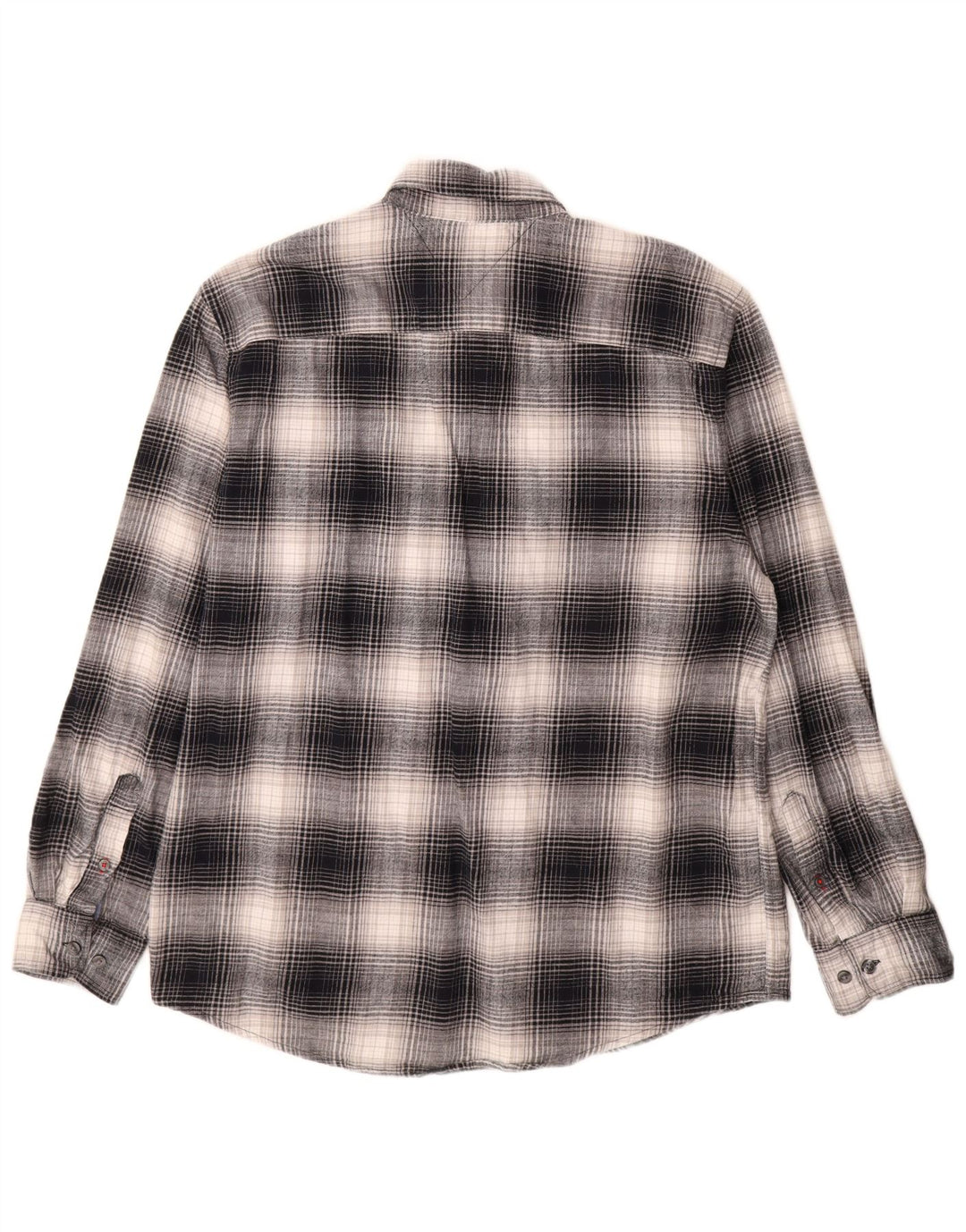 Tommy Hilfiger muška flanelska košulja standardnog kroja XL sivi karirani pamuk