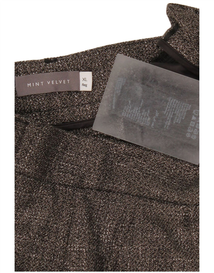 MINT VELVET Ženske kargo hlače s klinovima XL W36 L30 Sivi pjegavi poliester