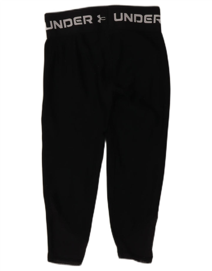 Under Armour Graphic Capri tajice za djevojčice 7-8 godina Male crne poliesterske