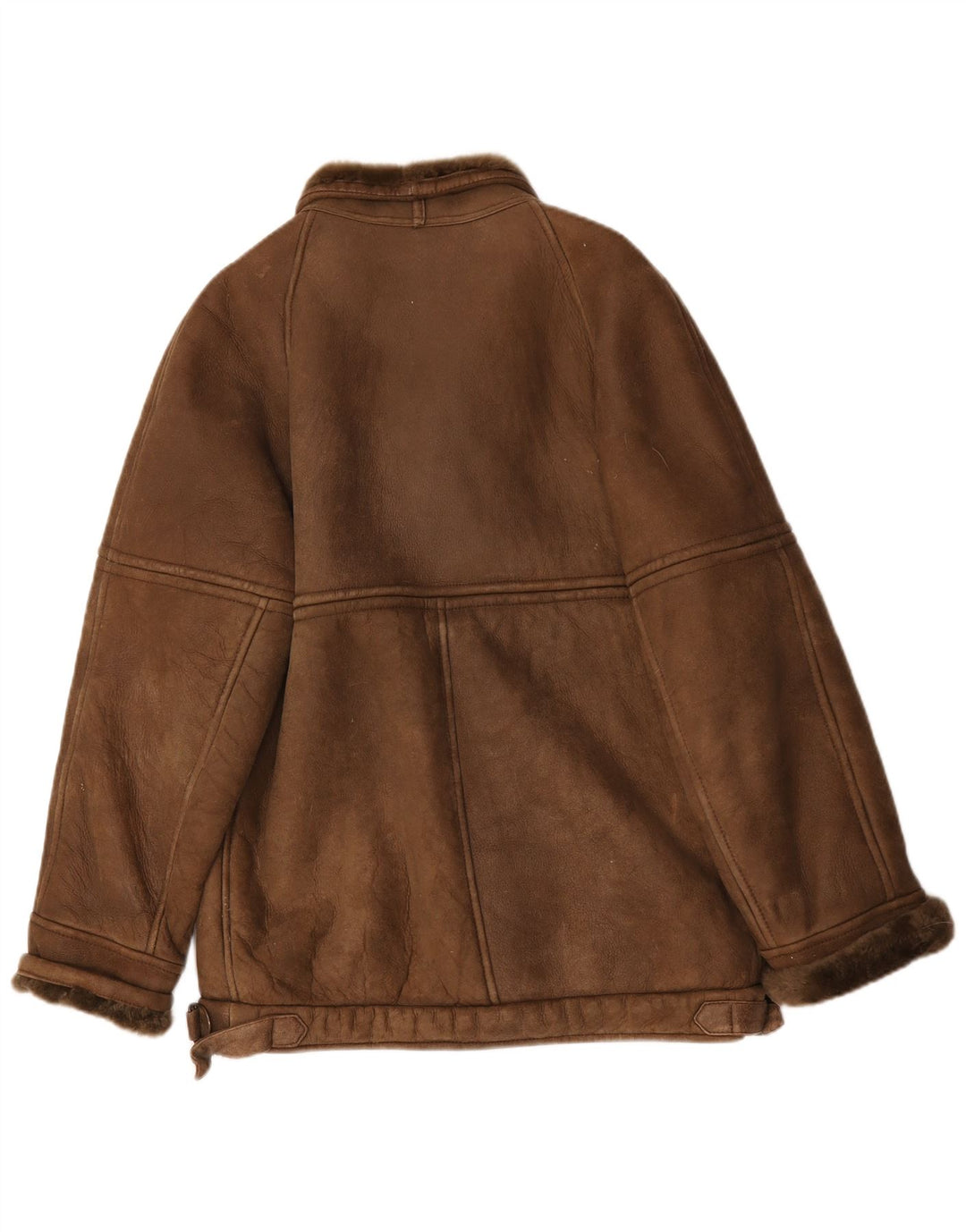 Vintage muška jakna s ovčicama IT 50 Large Brown