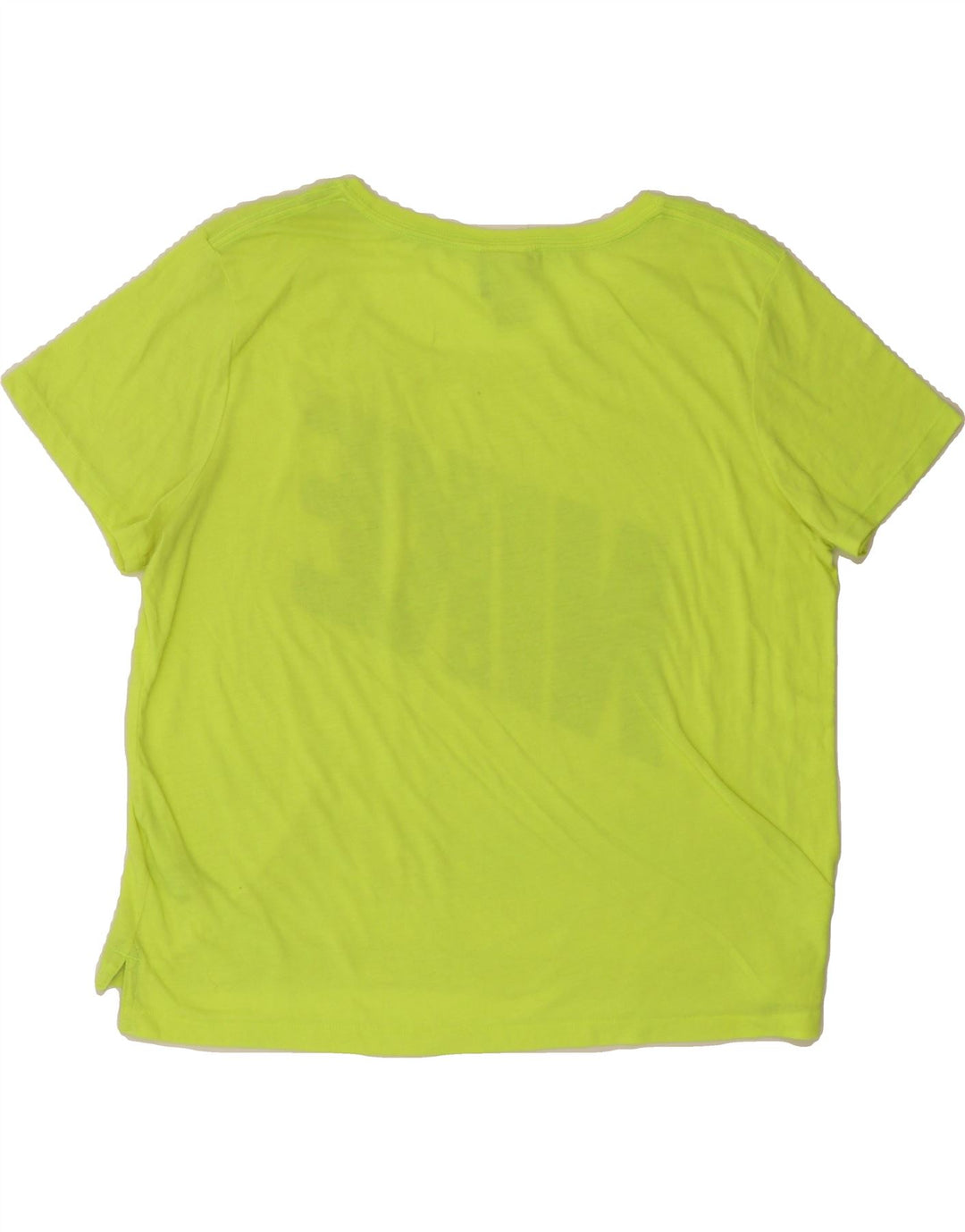 NIKE Womens Graphic T-Shirt Top UK 14 Medium Green Polyester Vintage Nike and Second-Hand Nike from Messina Hembry 
