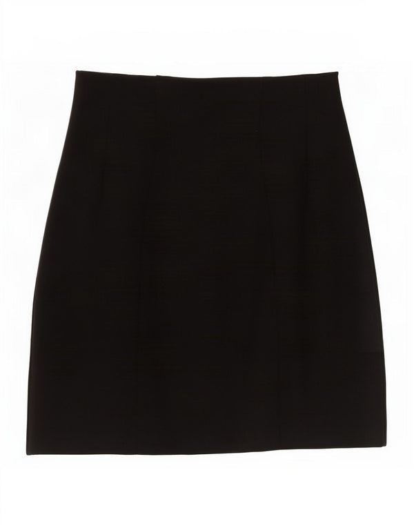 Marks & Spencer ženska mini suknja UK 10 mala W27 crna viskoza