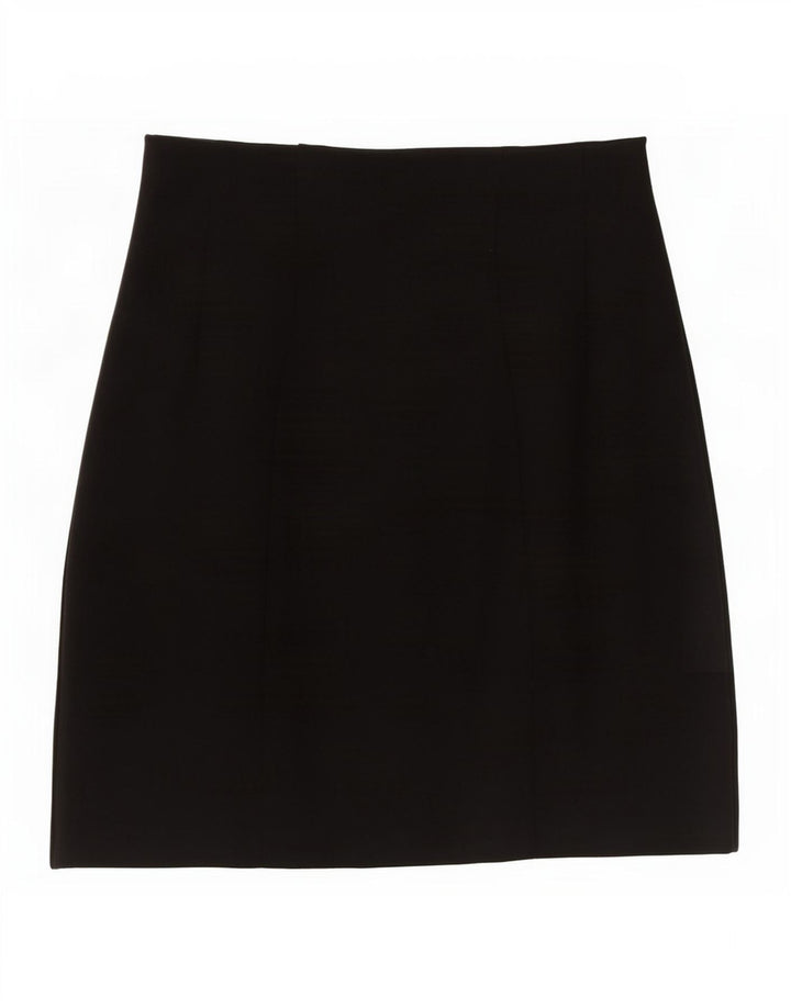 Marks & Spencer ženska mini suknja UK 10 mala W27 crna viskoza