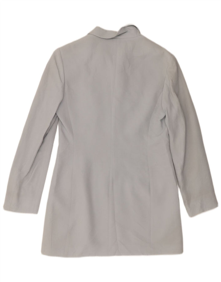 Ženska jakna Marella s 4 gumba, UK 10 Small Blue Rayon