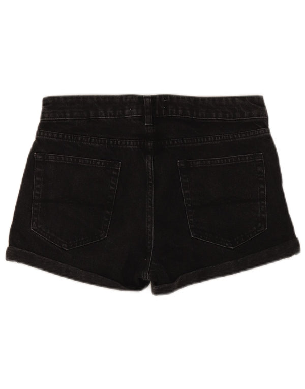 Jack Wills ženske traper kratke hlače UK 8 male W28 crni pamuk