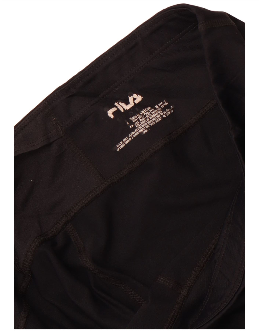 Fila Ženske kapri tajice UK 16 Veliki crni najlon