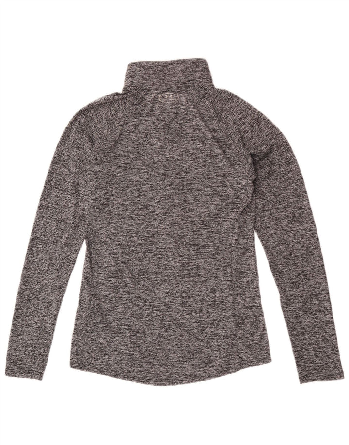 Under Armour Muški Heat Gear Pulover Gornji dio trenirke, mala siva točkasta